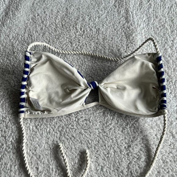 L*Space Nautical Style Bikini Top Size L - Picture 3 of 7